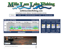Tablet Screenshot of millelacslakefishing.com